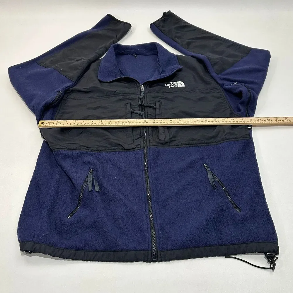 The North Face Men's Fleece Jacket Navy Black Size 2XL
